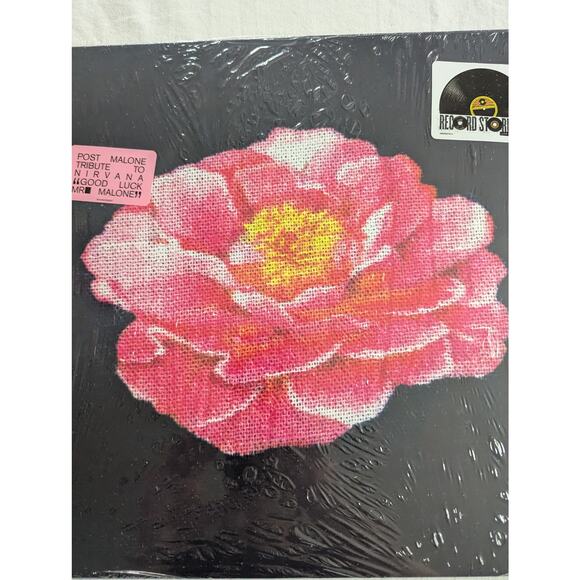 Post Malone RSD Vinyl Tribute to Nirvana Sealed Yellow LP Vinyl Ships Asap - Picture 2 of 13